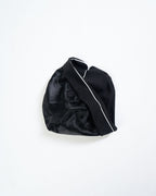 Satin-lined skull cap - Jet