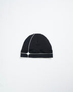 Satin-lined skull cap - Jet