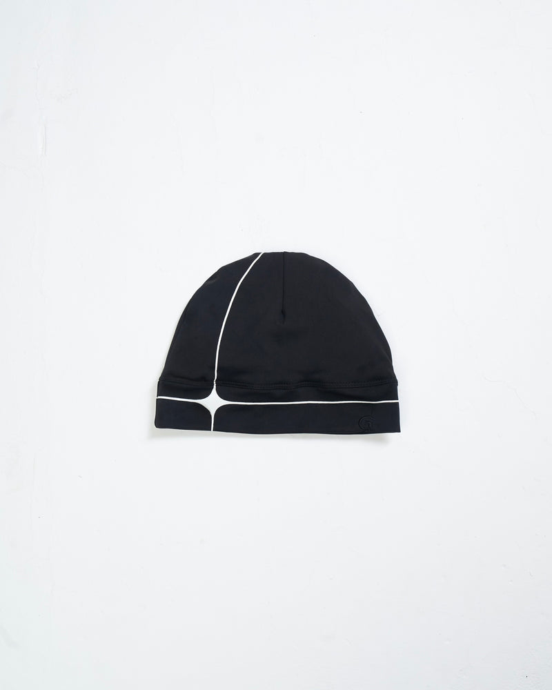 Satin-lined skull cap- Jet