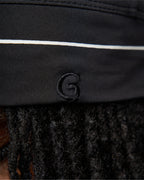 Satin-lined skull cap - Jet