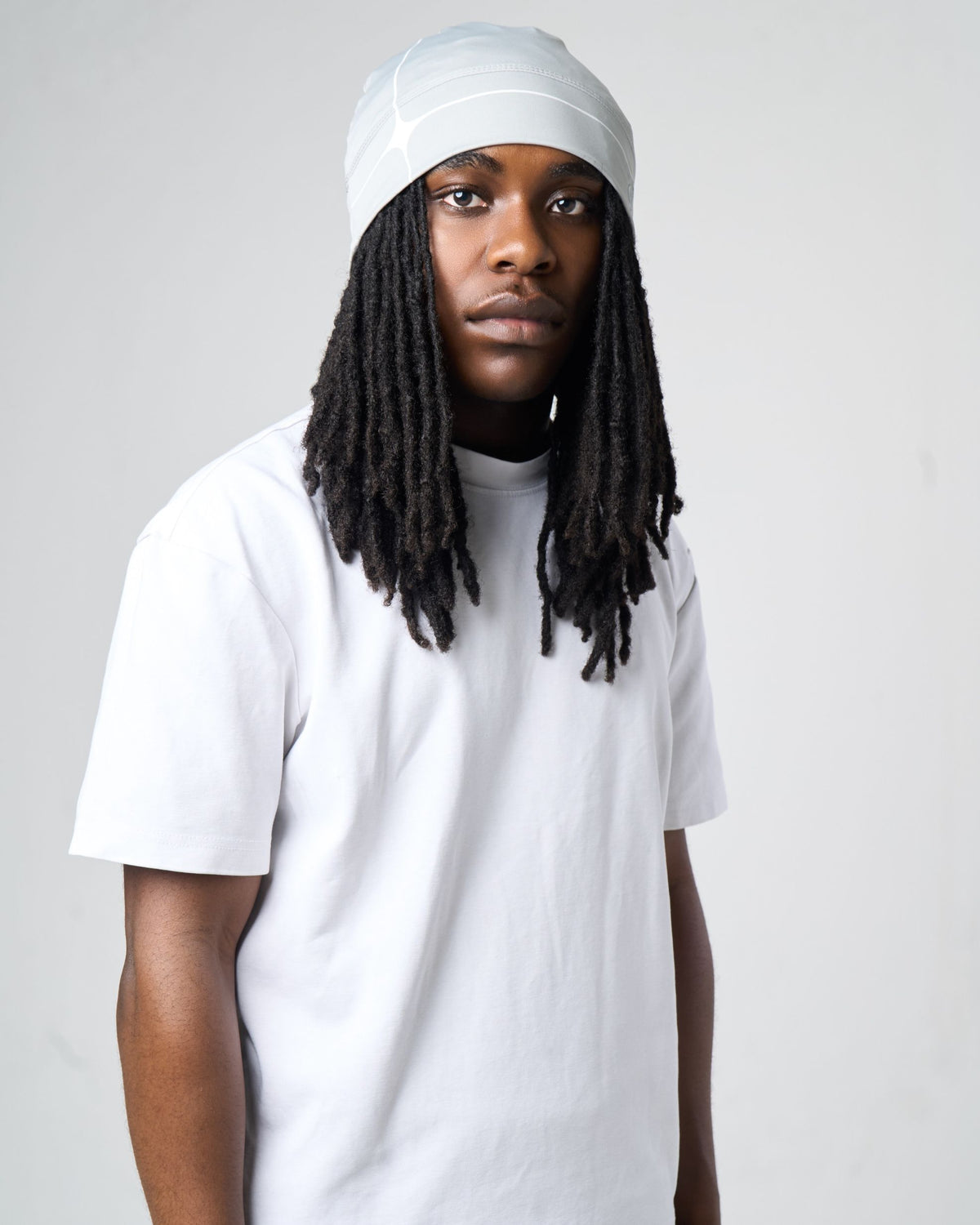 Satin-lined skull cap - Ash