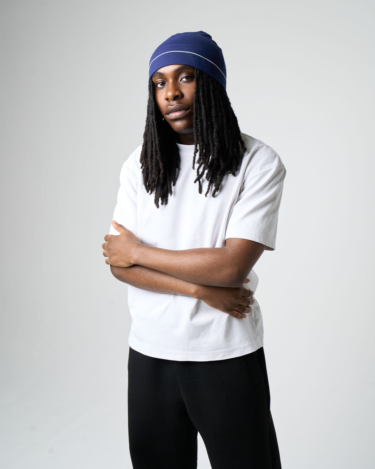 Satin-lined skull cap - Dusk