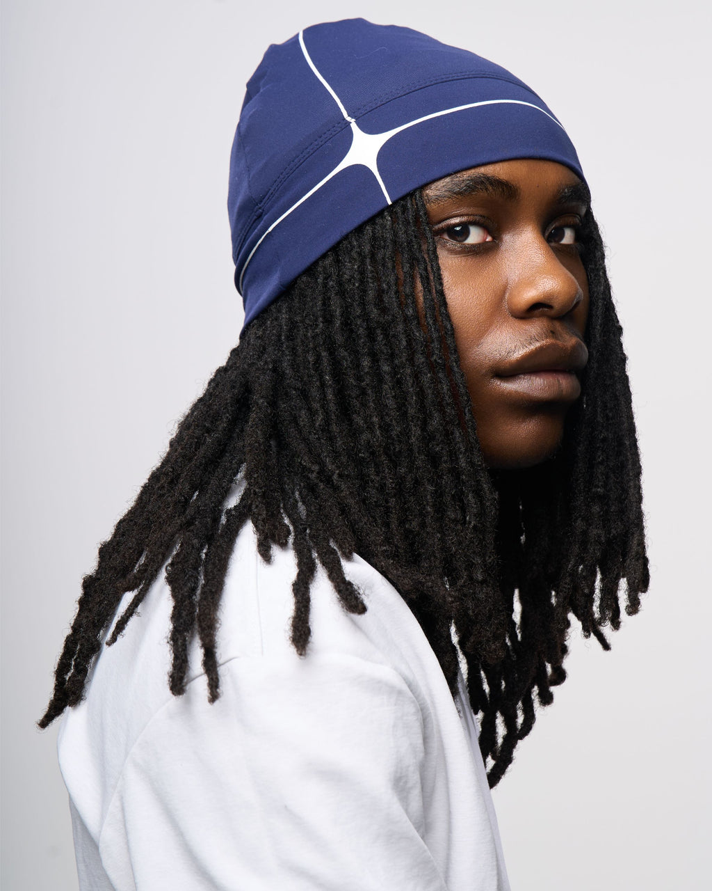 Satin-lined skull cap - Dusk
