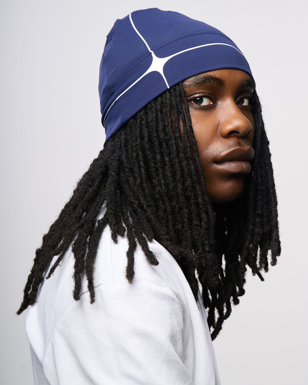 Satin-lined skull cap - Dusk