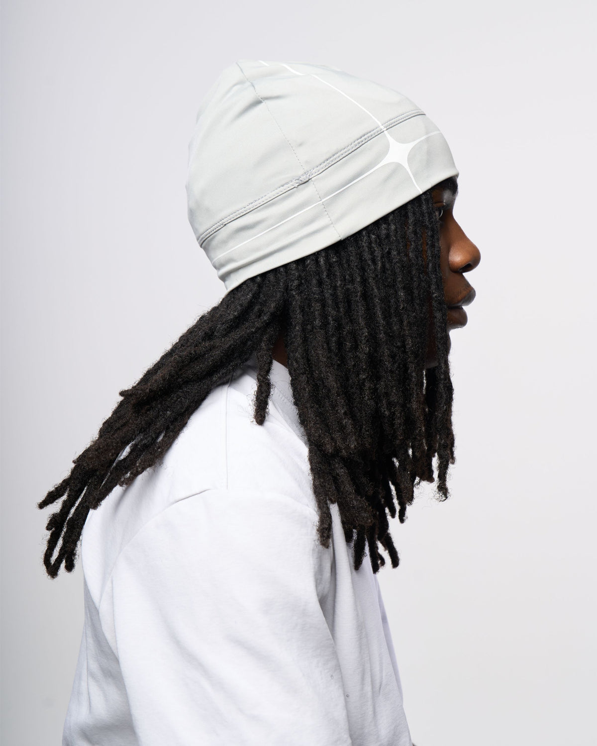 Satin-lined skull cap - Ash