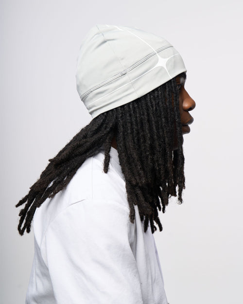 Satin-lined skull cap - Ash